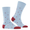 náhľad PONOŽKY FALKE DOT 13269 6594 LIGHT BLUE 39-42