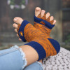 náhľad PONOŽKY ADJUSTAČNÍ ORANGE/BLUE S 35-38