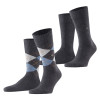 náhľad 21044 3081 anthra.mel 40-46 Ponožky Falke Burlington Everyday mix