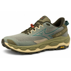 J1GJ257061 Wave Mujin 11 Sey Spray/Aventurine Martini Olive Obuv Mizuno
