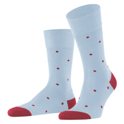 PONOŽKY FALKE DOT 13269 6594 LIGHT BLUE 43-46