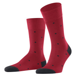 PONOŽKY FALKE DOT 13269 8228 SCARLET 39-42