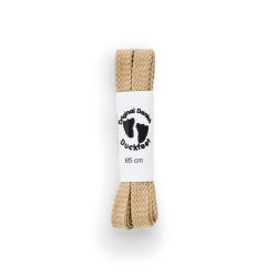 Cotton laces 65 cm Beige Tkaničky Duckfeet