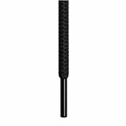 Tkaničky Collonil 120 cm silné kulaté černé 9516