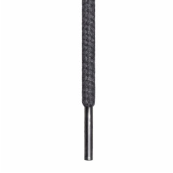 Tkaničky Collonil 120 cm silné kulaté tmavě šedé 9516