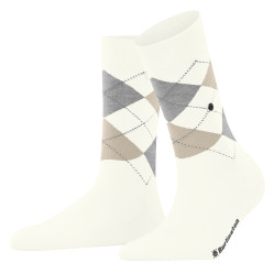 22088 2043 offwhite-black 36-41 Ponožky Falke Burlington Covent Garden