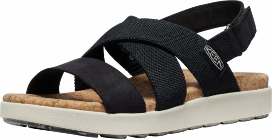 detail ELLE CRISS CROSS W, black/birch, obuv Keen