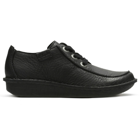 detail OBUV CLARKS FUNNY DREAM BLACK LEATHER