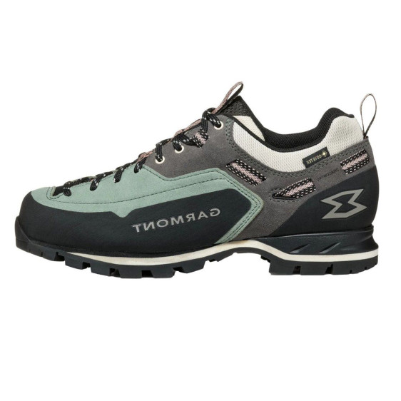 detail DRAGONTAIL MNT EVO GTX, thunderstorm grey/iceberg grn, obuv Garmont *
