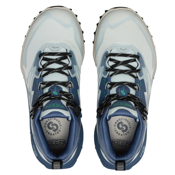 detail ZIONIC NXT MID WP W, ballad blue/winter green, obuv Keen *