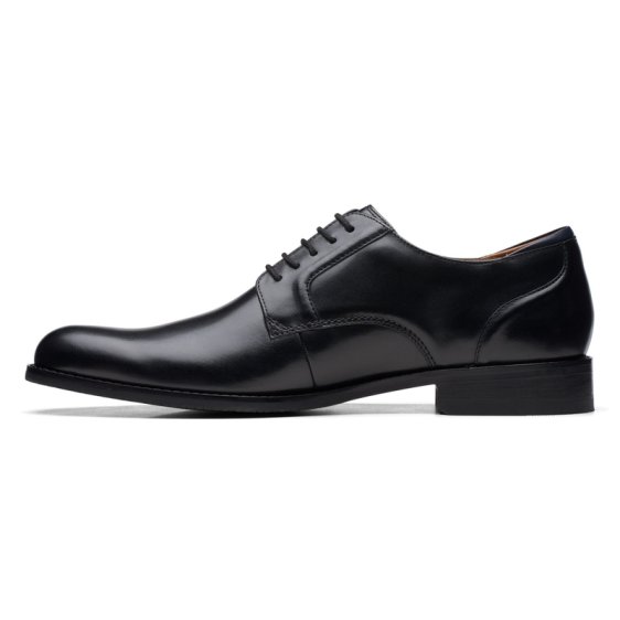 detail OBUV CLARKS CRAFTARLO LACE BLACK LEATHER