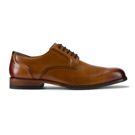 detail CraftArlo Lace Tan Leather Obuv Clarks