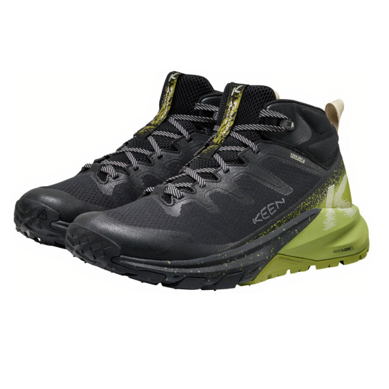 detail TARGHEE APEX MID WP M Black/Golden Cypress Obuv Keen