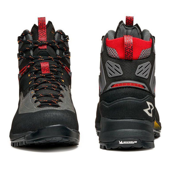 detail AKRON MID GTX, black/garmont orange, obuv Garmont *