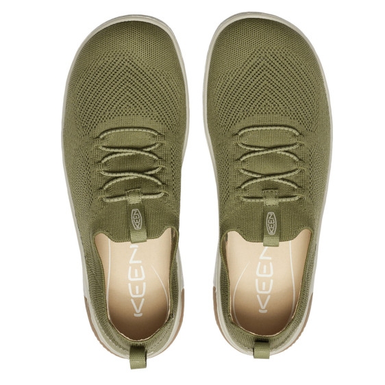 detail KNX KNIT LACE MEN, martini olive/plaza taupe, obuv Keen *