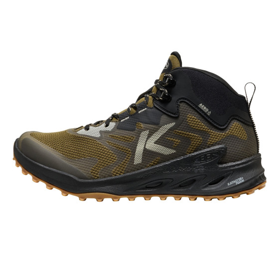 detail ZIONIC NXT MID WP MEN, dark olive/black, obuv Keen *