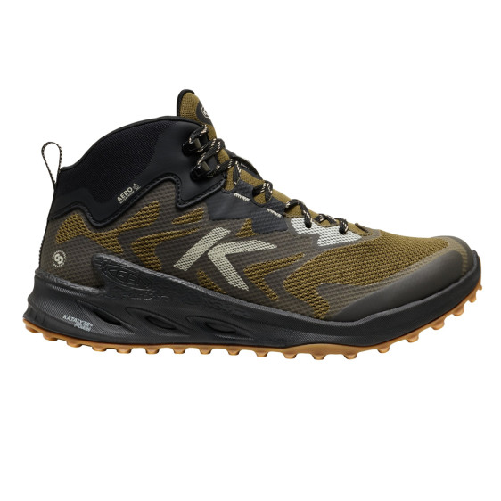 detail ZIONIC NXT MID WP MEN, dark olive/black, obuv Keen *