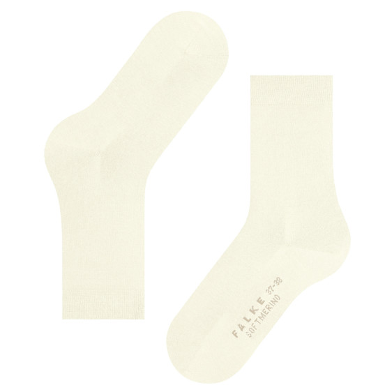 detail PONOŽKY FALKE SOFT MERINO 47488 2040 OFF WHITE 41-42
