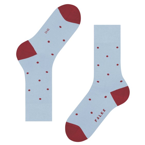 detail PONOŽKY FALKE DOT 13269 6594 LIGHT BLUE 47-50