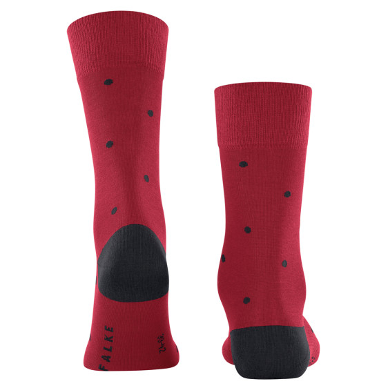 detail PONOŽKY FALKE DOT 13269 8228 SCARLET 39-42