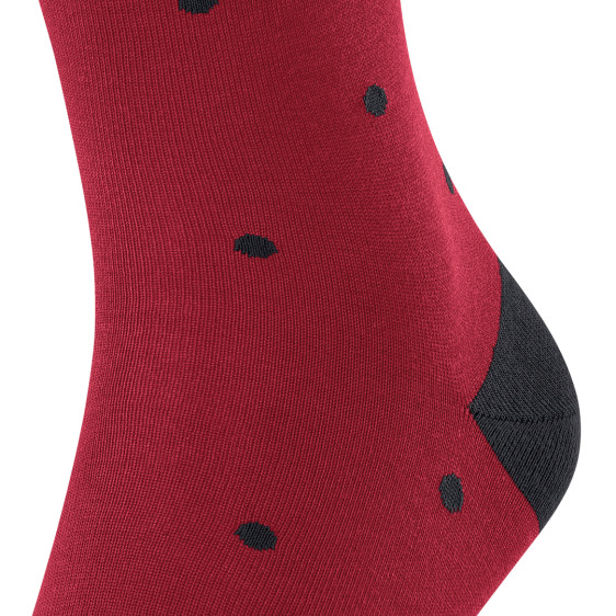 detail PONOŽKY FALKE DOT 13269 8228 SCARLET 39-42