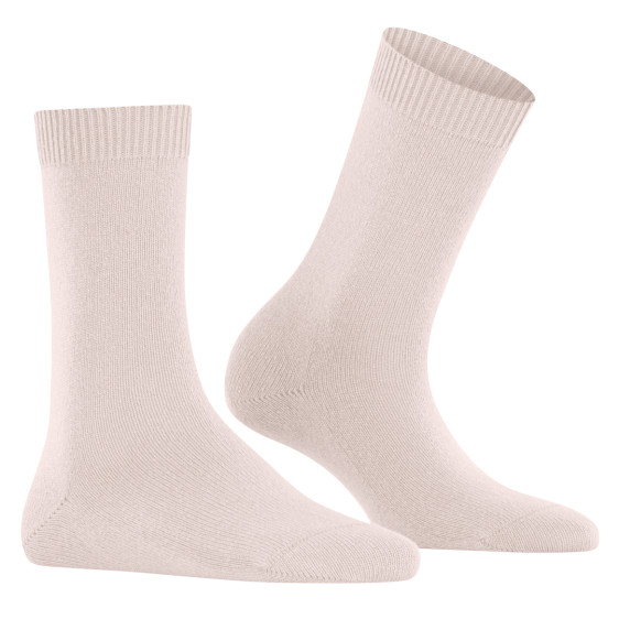 detail PONOŽKY FALKE COSY WOOL 47050 8458 LIGHT PINK 39-42