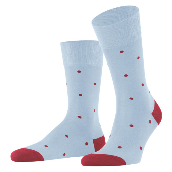 detail PONOŽKY FALKE DOT 13269 6594 LIGHT BLUE 39-42