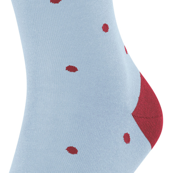 detail PONOŽKY FALKE DOT 13269 6594 LIGHT BLUE 39-42
