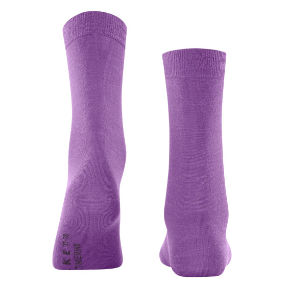 detail PONOŽKY FALKE SOFT MERINO 47488 8943 PINK IRIS 39-40