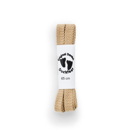 detail Cotton laces 65 cm Beige Tkaničky Duckfeet