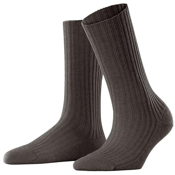 detail 47080 5233 dark brown Falke ponožky Cosy wool 35-38