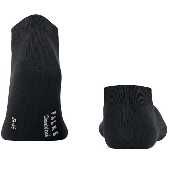 detail 14418 3000 black 43-44 Ponožky Falke Clima Wool