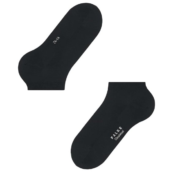 detail 14418 3000 black 43-44 Ponožky Falke Clima Wool