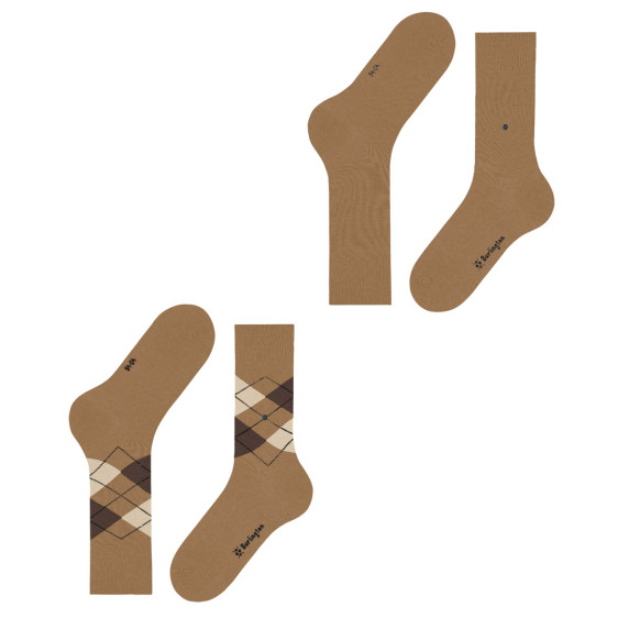 detail 21044 5152 brown sugar 40-46 Ponožky Falke Burlington Everyday mix