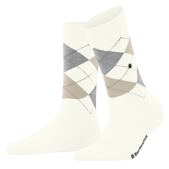 detail 22088 2043 offwhite-black 36-41 Ponožky Falke Burlington Covent Garden