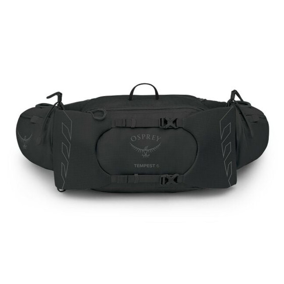 detail TEMPEST 6, black/coal grey, Osprey ledvinka *