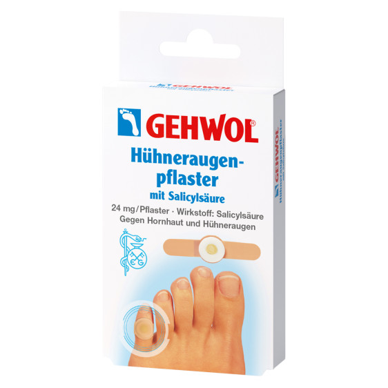 detail Náplast na kuří oka s kys. salicylovou komfort 8 kusů Gehwol