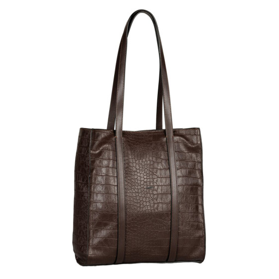 detail 012823 107 croco brown Kabelka Gabor
